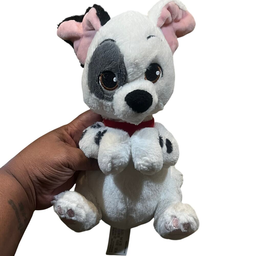 Disney Babies “Patch” 101 Dalmatians Puppy Sitting Plush 10” No Blanket‎